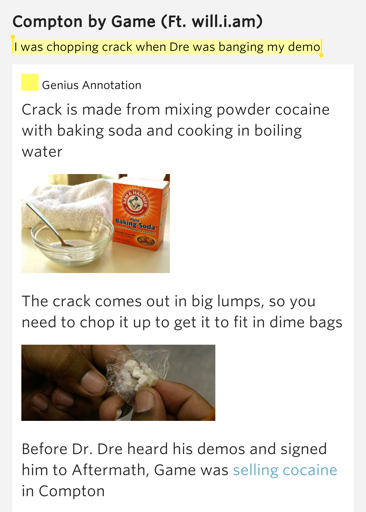 baking powder crack