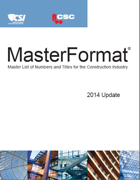 csi masterformat divisions 2018 pdf